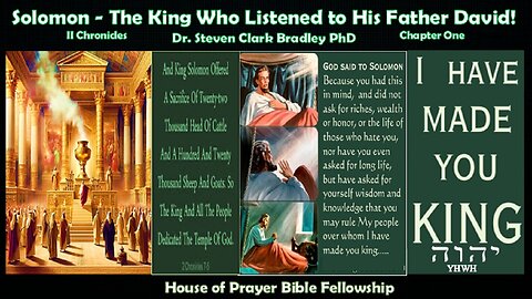 The King Who Listened to His Father David!