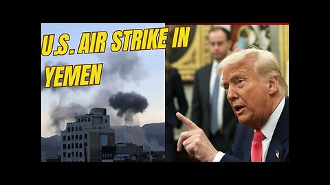 WORLD WAR 3 ALERT 🚨⚠️ | USA AIRSTRIKE YEMEN RISING TENSIONS IN MIDDLE EAST