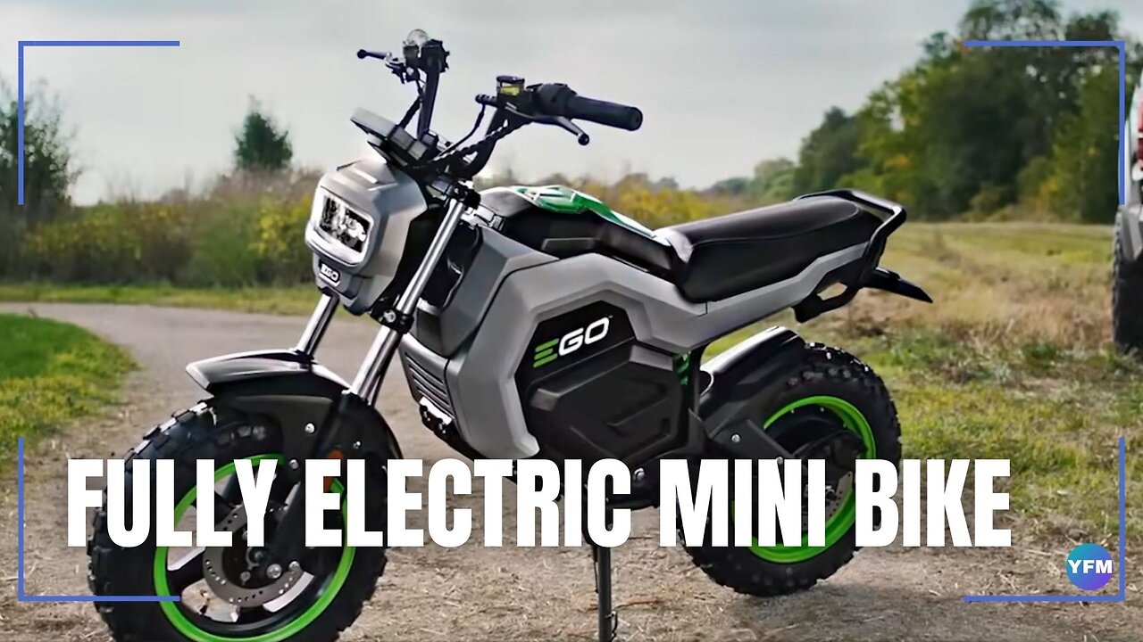 Fully electric mini bike