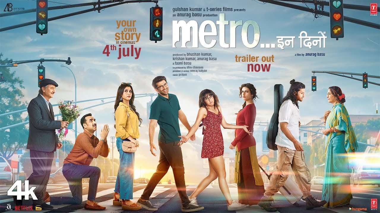 Metro…In Dino (Official Trailer) | Anurag Basu | Bhushan Kumar | Releasing in Cinemas on 4th July