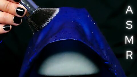 ASMR Brushing Rain on a Raincoat (no talking, water sounds, crinkles)