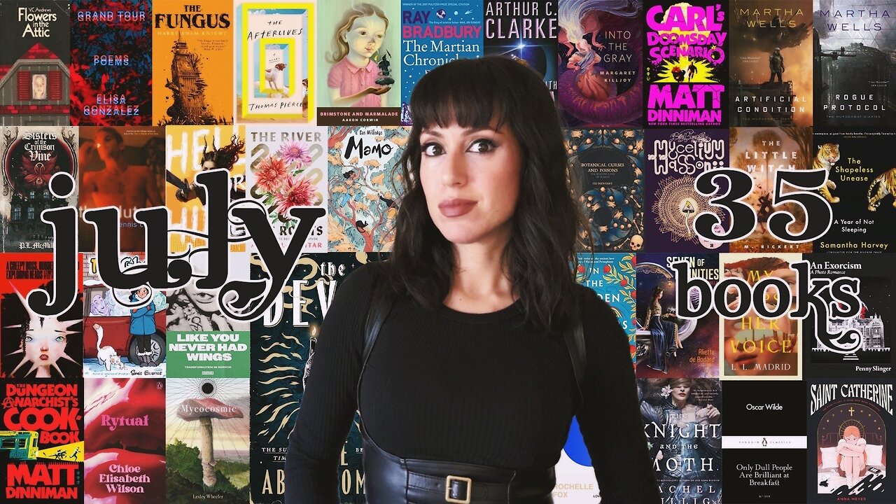 july reading wrap up | 35 books | one sentence reviews | August TBR