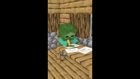 Emotional study of Minecraft 😭 #minecraft #mine #shorts #viral