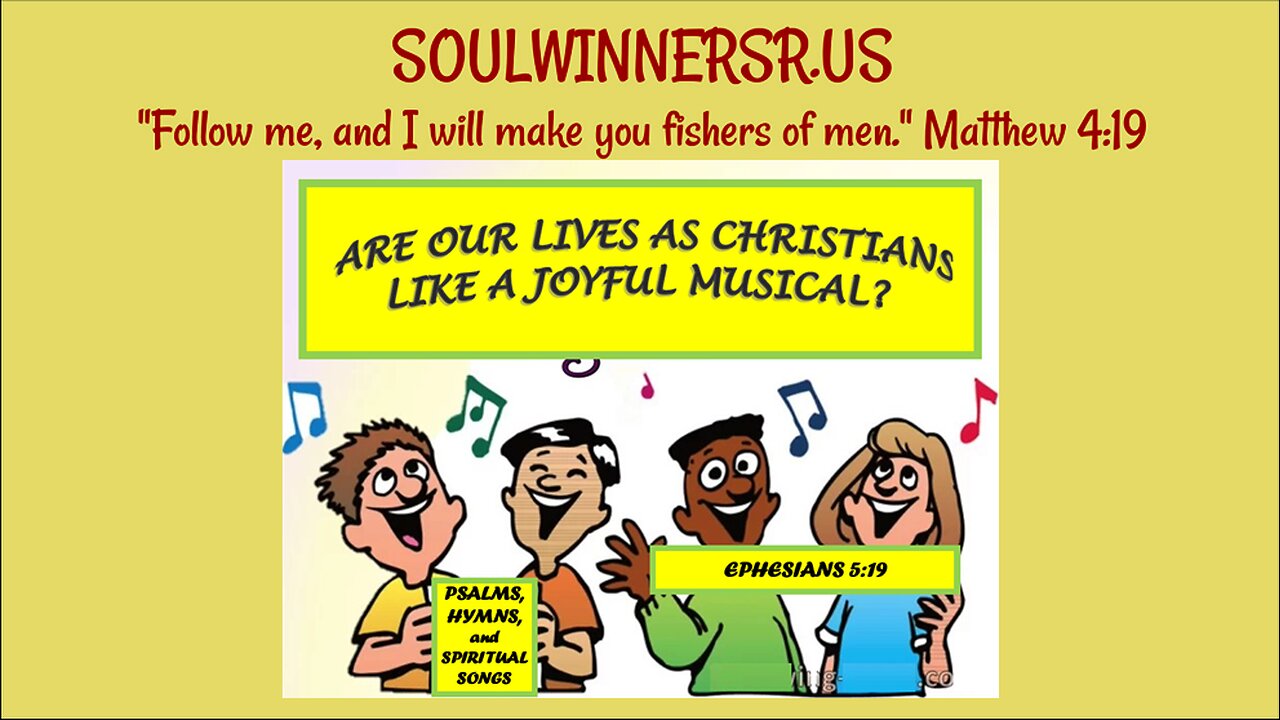 ARE OUR LIVES AS CHRISTIANS LIKE A JOYFUL MUSICAL?