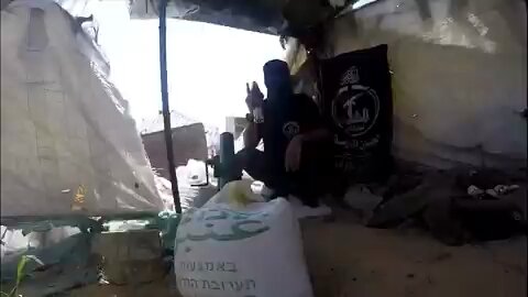 Hamas using humanitarian tents to launch mortars.