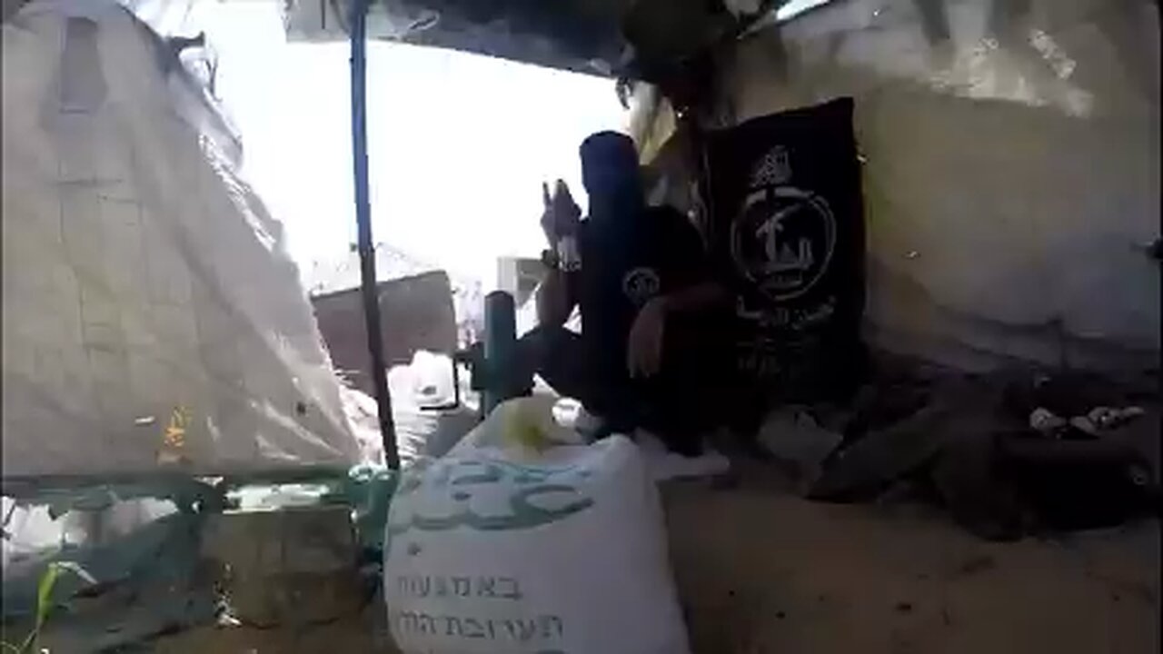 Hamas using humanitarian tents to launch mortars.