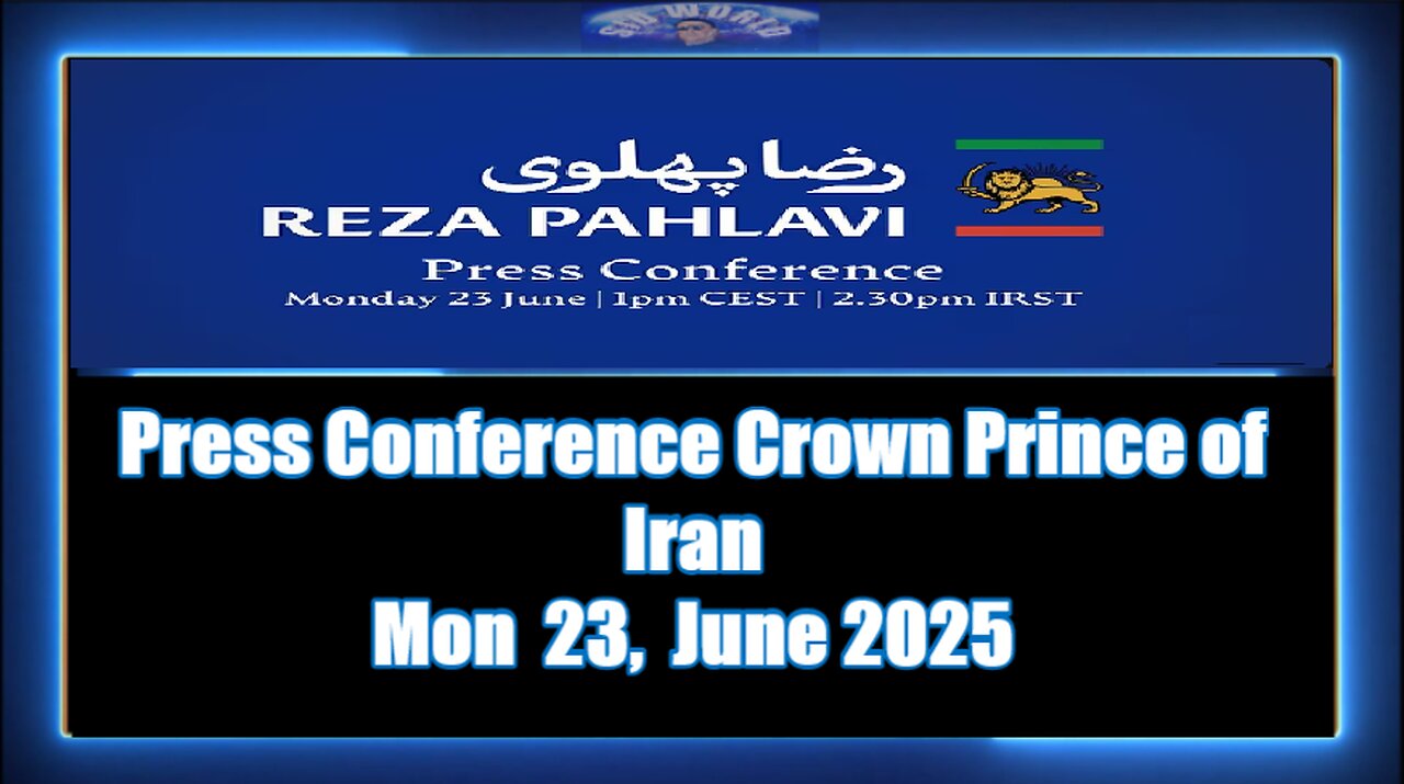 Press Conference Crown Prince of Iran