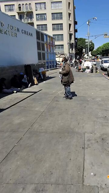 Journey through Skid Row, Los Angeles.