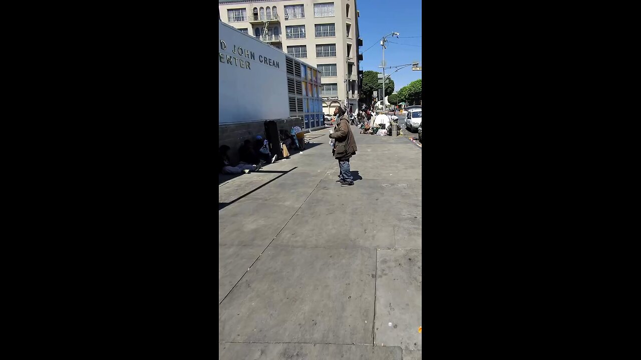 Journey through Skid Row, Los Angeles.