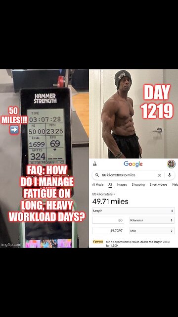 FAQ: How do I manage fatigue on long, heavy workload days? (Day 1219)