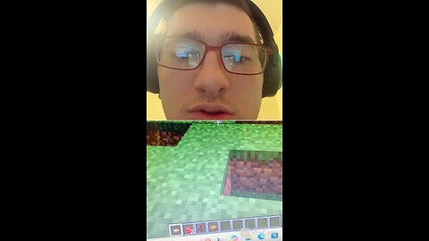 Playing Minecraft