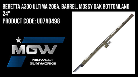 Beretta A300 Ultima 20ga. Barrel, Mossy Oak Bottomland 24" - UD7A0498