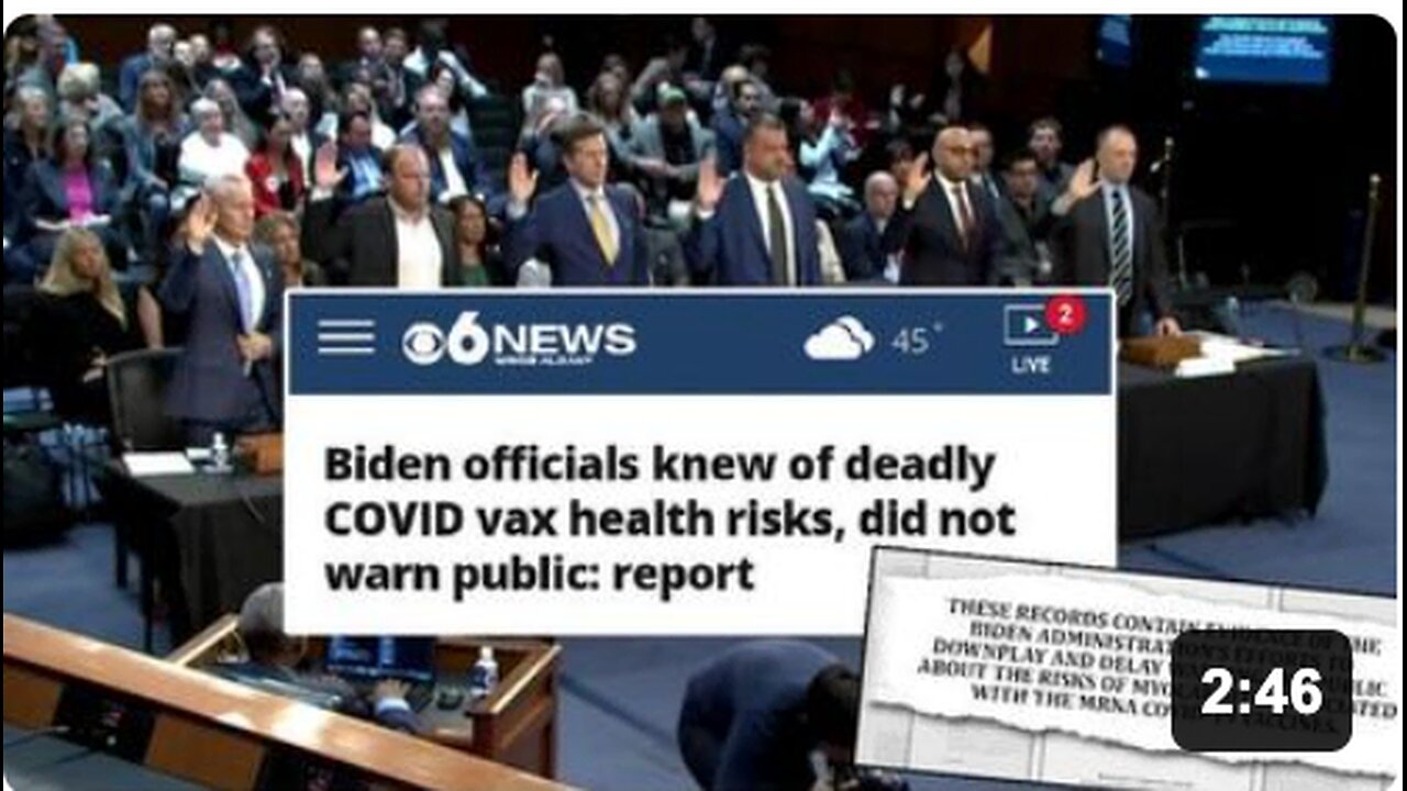 Trickle .... trickle ... trickle.... MYOCARDITIS? BLAME BIDEN!