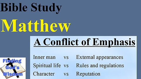 Matthew 23:31-39 - A Conflict of Emphasis