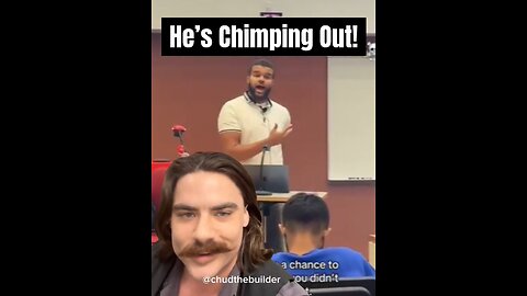 DEI professor CHIMPS OUT on 4.0 student (only White person in class) for EXPOSING HIM AS A FRAUD