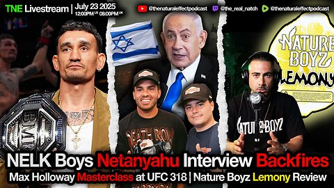 NELK Boys Netanyahu Interview Backfires | Max Holloway Masterclass at UFC318