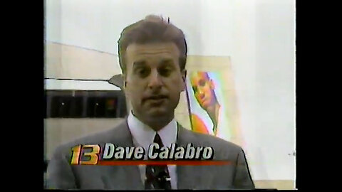March 1, 1995 - WTHR Dave Calabro Promo for Pacers-Celtics & Bob Gregory Weather Bumper