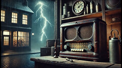 🌩️ *The Radio That Spoke the Future: A Chilling Tale of Fate and Choice* 🎧