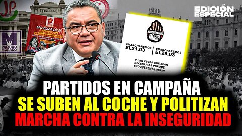 #EnVivo Partidos en campaña y radicales se suman a la marcha contra la inseguridad