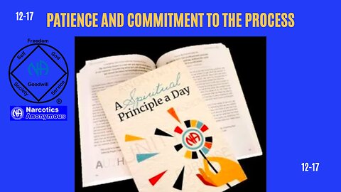 Patience and Commitment to the Process - The Double Grip of God 12-17-25