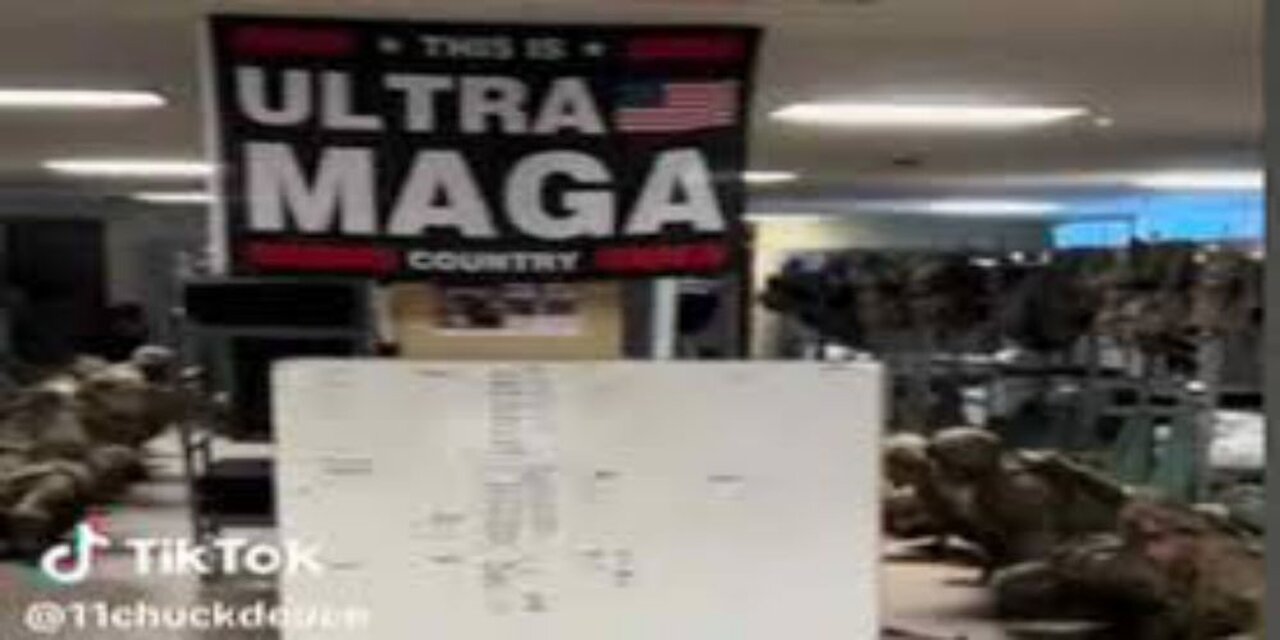 Army Drill Sergeant Under Investigation for Forcing Soldiers to Do Push-Ups Under ‘MAGA’ Banner
