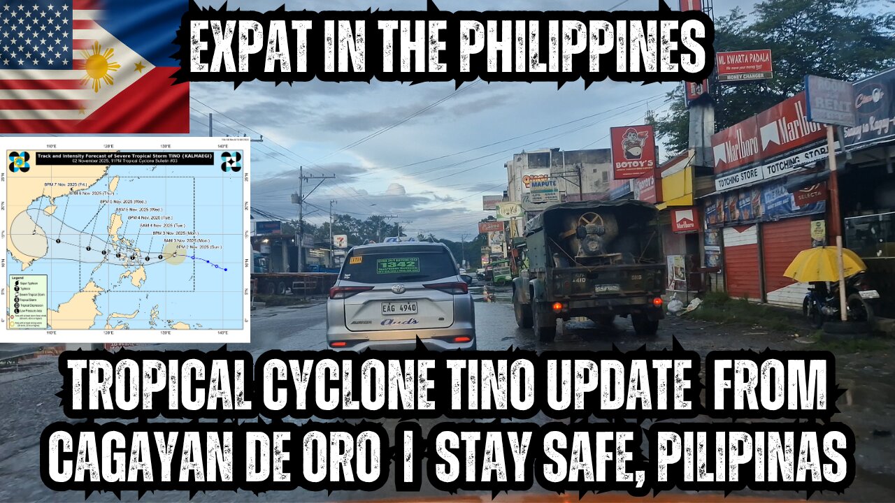 Tropical Cyclone Tino Update 🌧️ | Rainy Day in Cagayan de Oro 🇵🇭 | Stay Safe, Pilipinas
