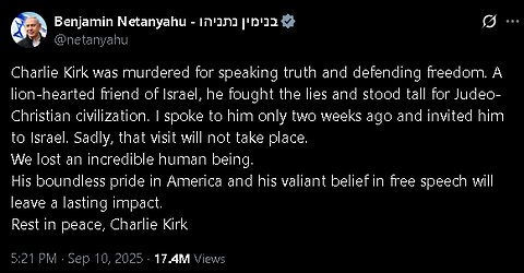 Bibi Doth Protest Too Much! Just What Truth Got Charlie Kirk Killed Bibi?