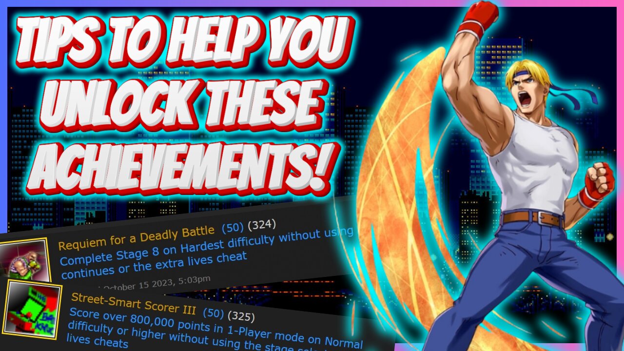 Tips For Getting HARD Retro Achievements for Streets of Rage 2!