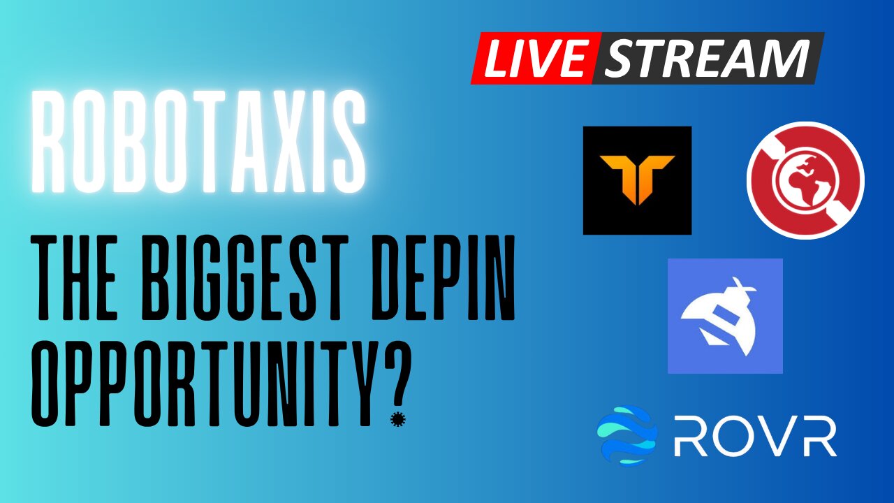 Robotaxis - The Biggest DePIN Opportunity?