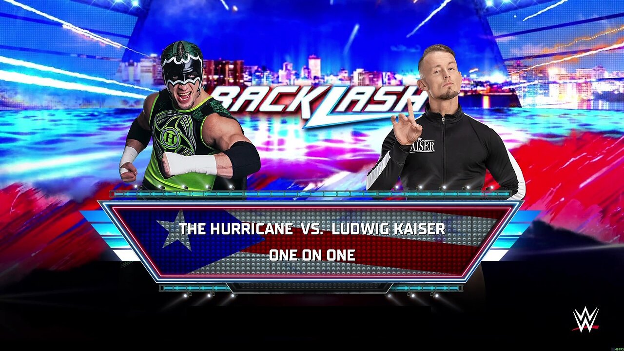 WWE 2k24 Hurricane vs Ludwig Kaiser