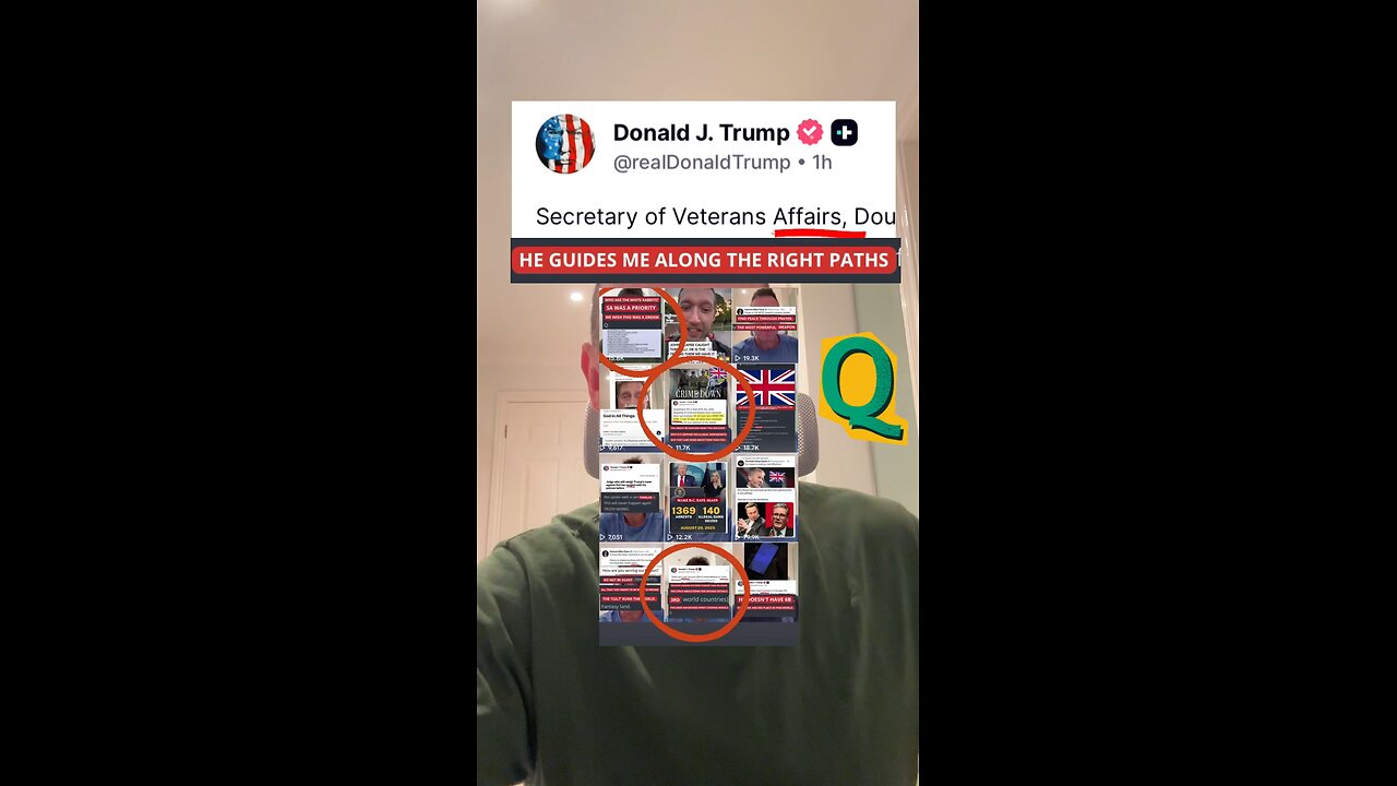 Trump confirming my Posts