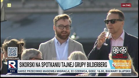 w tym samym czasie sikorski na jakiejs imprezie polska 2025 ..