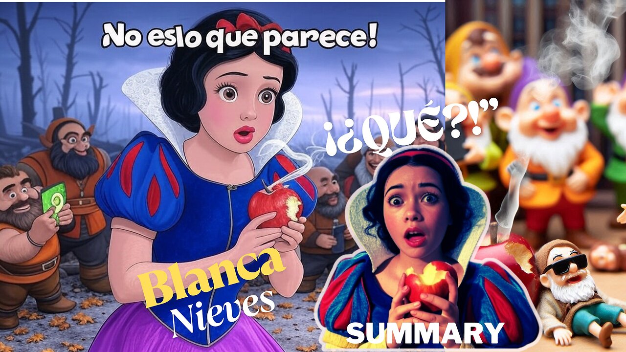Blanca Nieves: La Verdadera Historia que Disney No Te Contó 😂🍎