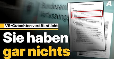 Breaking: AfD Gutachten geleakt – Verfassungsschutz hat keine internen Quellen