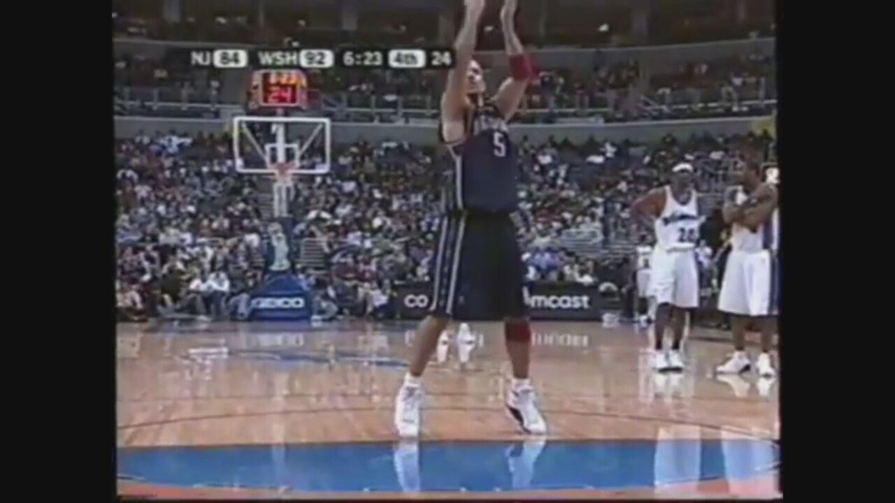 Jason Kidd 19 Points 7 Ast @ Wizards, 2004-05.