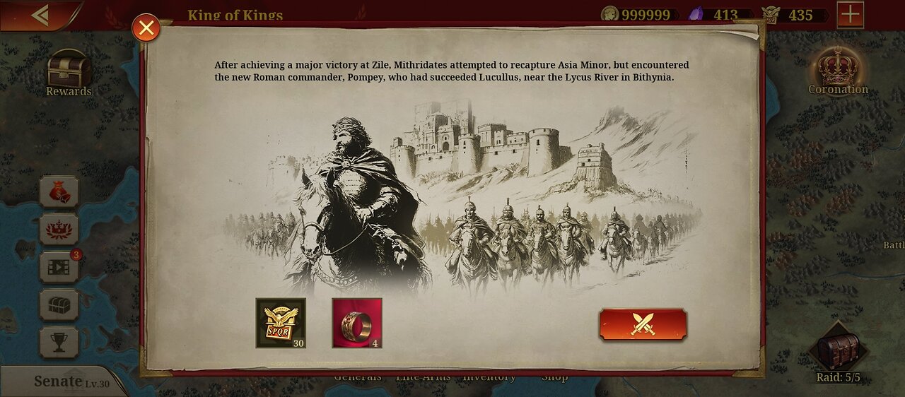 Great Conqueror Rome: Rise of Monarchs: Ruler: King of Kings: Mithridates VI v3