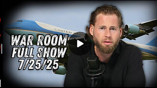 7 25 25 OWEN SHROYER War Room Trump In Scotland For Working Vacation Addressing The Press On Epstein