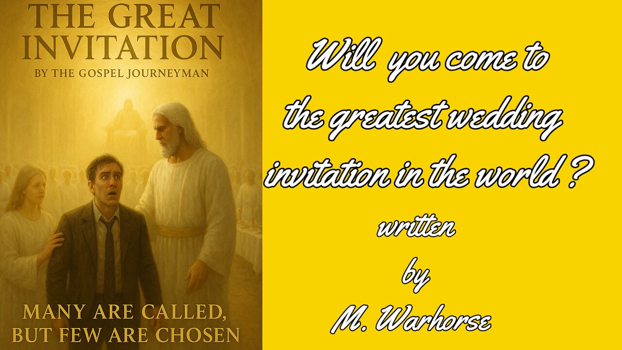 🎵🎶🎶 The Great Invitation (Many Are Called But Few Are Chosen)