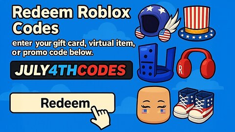 ALL July 2025 Roblox CODES That WORK (Free Items)