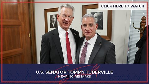 Senator Tuberville Introduces and Speaks with Dr. Brian Christine at Senate HELP Hearing