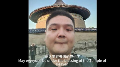 Filming at the Temple of Heaven in Beijing, sharing beautiful hopes- I bought an hat!