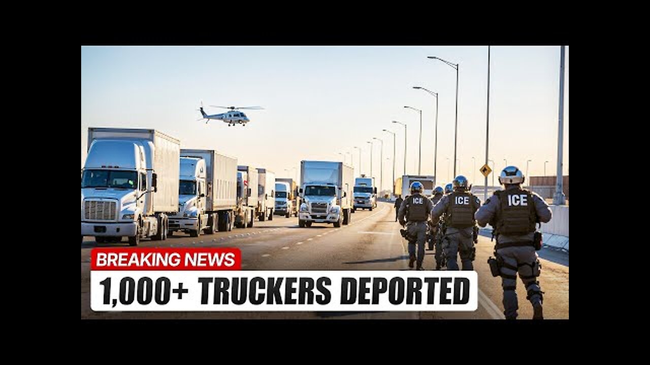ICE Deports Thousands Of Truckers In Shockd Operation | U.S. Highways In Chaos