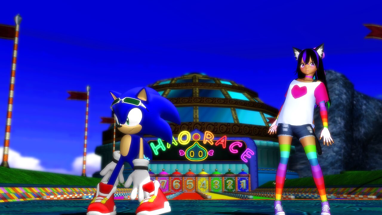 MMD Packaged! [OC Moon and Sonic]!