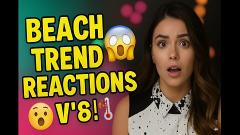 😎“Reacting to EPIC Beach Vibes 🏖️💃 | Leg Lifts, Catwalks, Selfies & More”