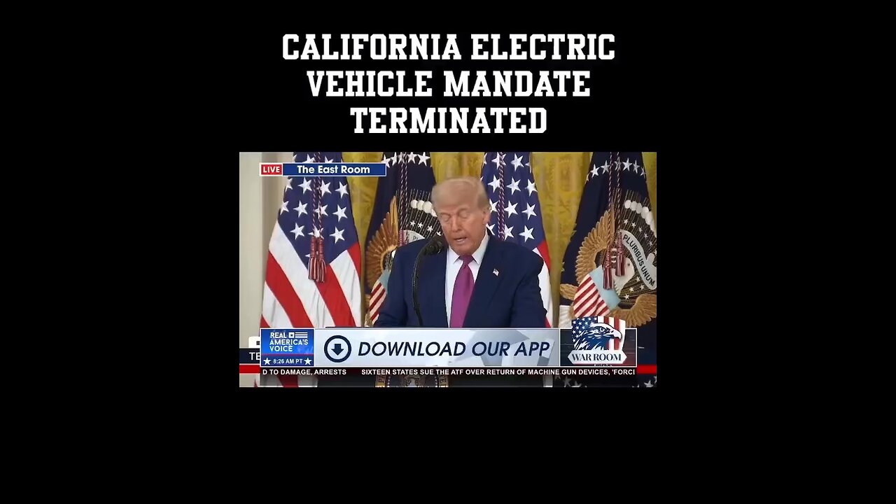 Captioned - California’s EV mandate terminated