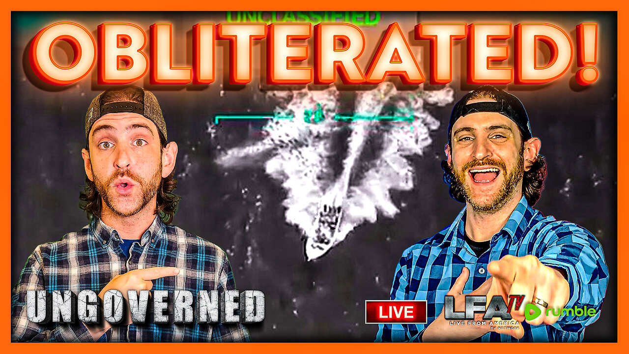 TRUMP DESTROYS TDA DRUG BOAT! | UNGOVERNED 9.3.25 10AM