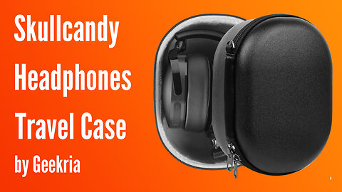 Skullcandy Over-Ear Headphones Travel Case, Hard Shell Headset Carrying Case | Geekria