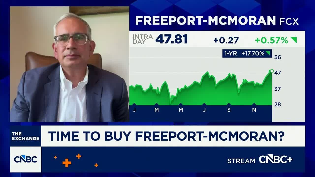 Freeport-McMoRan great way to play copper demand, says DCLA's Sethi