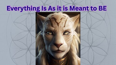 Everything is As it is Meant to BE