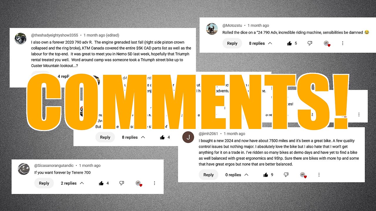 Comment Catch-Up 002